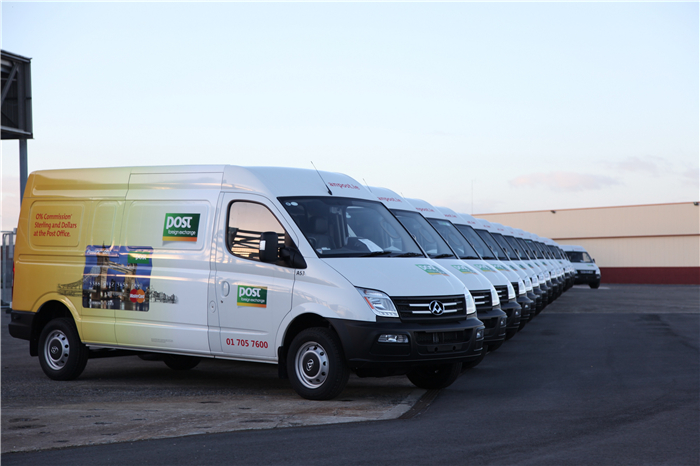 开云电子大通260台V80交付爱尔兰国家邮政